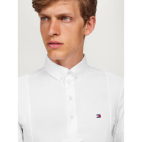 Polo de concurso Tommy Hilfiger Equestrian Neville de manga larga para hombre Blanco Polo de concurso Tommy Hilfiger Equestrian Neville de manga larga para hombre Blanco