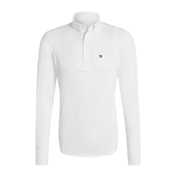 Polo de concurso Tommy Hilfiger Equestrian Neville de manga larga para hombre