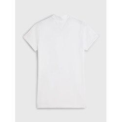 Polo de concurso Tommy Hilfiger Equestrian Performance Strass de manga corta para mujer Blanco Polo de concurso Tommy Hilfiger Equestrian Performance Strass de manga corta para mujer Blanco