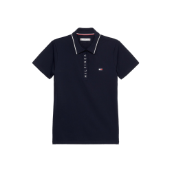 Polo Tommy Hilfiger Equestrian Harlem de manga corta para mujer