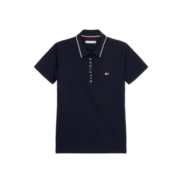 Polo Tommy Hilfiger Equestrian Harlem de manga corta para mujer Polo Tommy Hilfiger Equestrian Harlem de manga corta para mujer