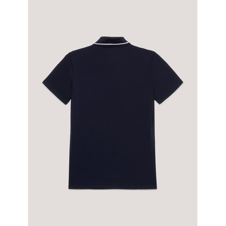 Polo Tommy Hilfiger Equestrian Harlem de manga corta para mujer Polo Tommy Hilfiger Equestrian Harlem de manga corta para mujer