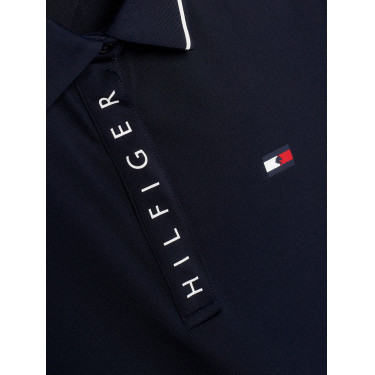 Polo Tommy Hilfiger Equestrian Harlem de manga corta para mujer Polo Tommy Hilfiger Equestrian Harlem de manga corta para mujer