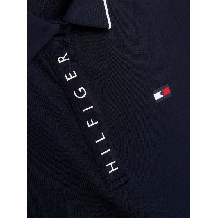 Polo Tommy Hilfiger Equestrian Harlem de manga corta para mujer Polo Tommy Hilfiger Equestrian Harlem de manga corta para mujer