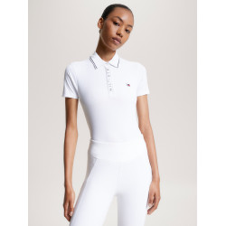 Polo Tommy Hilfiger Equestrian Harlem de manga corta para mujer