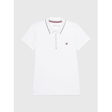 Polo Tommy Hilfiger Equestrian Harlem de manga corta para mujer Polo Tommy Hilfiger Equestrian Harlem de manga corta para mujer