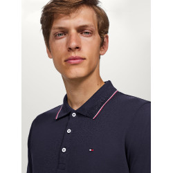 Polo Tommy Hilfiger Equestrian Harrison de manga corta para hombre Azul marino