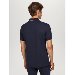 Polo Tommy Hilfiger Equestrian Harrison de manga corta para hombre Azul marino