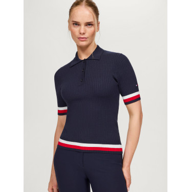 Polo Tommy Hilfiger Equestrian Lenox efecto pulóver mujer Polo Tommy Hilfiger Equestrian Lenox efecto pulóver mujer