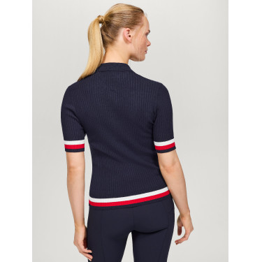 Polo Tommy Hilfiger Equestrian Lenox efecto pulóver mujer Polo Tommy Hilfiger Equestrian Lenox efecto pulóver mujer