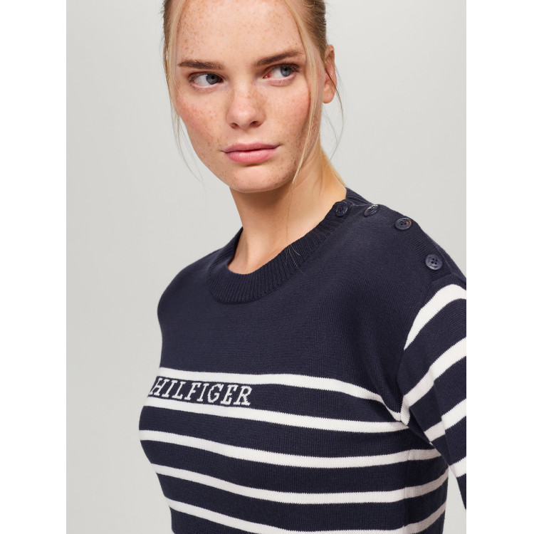 Jersey marinero Tommy Hilfiger Equestrian Fairflied mujer Jersey marinero Tommy Hilfiger Equestrian Fairflied mujer