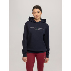 Sudadera con capucha gráfica unisex Tommy Hilfiger Equestrian Williamsburg Azul marino