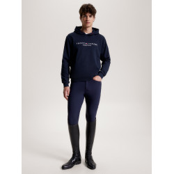 Sudadera con capucha gráfica unisex Tommy Hilfiger Equestrian Williamsburg Azul marino