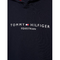 Sudadera con capucha gráfica unisex Tommy Hilfiger Equestrian Williamsburg Azul marino