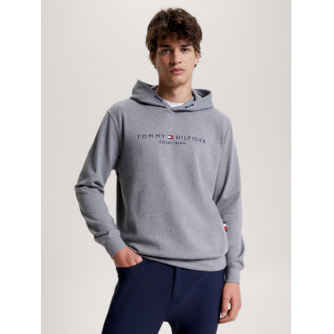 Sudadera con capucha gráfica unisex Tommy Hilfiger Equestrian Williamsburg Gris mezclado Sudadera con capucha gráfica unisex Tommy Hilfiger Equestrian Williamsburg Gris mezclado