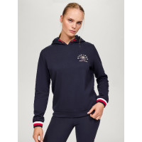 Sudadera con capucha Tommy Hilfiger Equestrian Richmond para mujer Azul marino