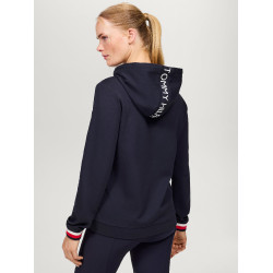 Sudadera con capucha Tommy Hilfiger Equestrian Richmond para mujer Azul marino Sudadera con capucha Tommy Hilfiger Equestrian Richmond para mujer Azul marino