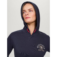Sudadera con capucha Tommy Hilfiger Equestrian Richmond para mujer Azul marino Sudadera con capucha Tommy Hilfiger Equestrian Richmond para mujer Azul marino