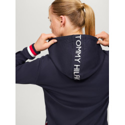 Sudadera con capucha Tommy Hilfiger Equestrian Richmond para mujer Azul marino Sudadera con capucha Tommy Hilfiger Equestrian Richmond para mujer Azul marino