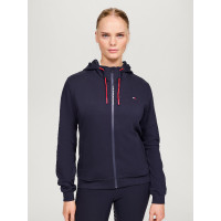 Sudadera con cremallera Tommy Hilfiger Equestrian Kingston para mujer Azul marino Sudadera con cremallera Tommy Hilfiger Equestrian Kingston para mujer Azul marino