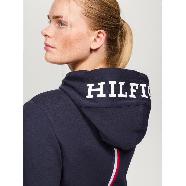 Sudadera con cremallera Tommy Hilfiger Equestrian Kingston para mujer Sudadera con cremallera Tommy Hilfiger Equestrian Kingston para mujer