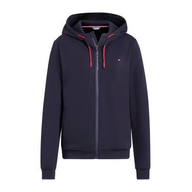 Sudadera con cremallera Tommy Hilfiger Equestrian Kingston para mujer Sudadera con cremallera Tommy Hilfiger Equestrian Kingston para mujer