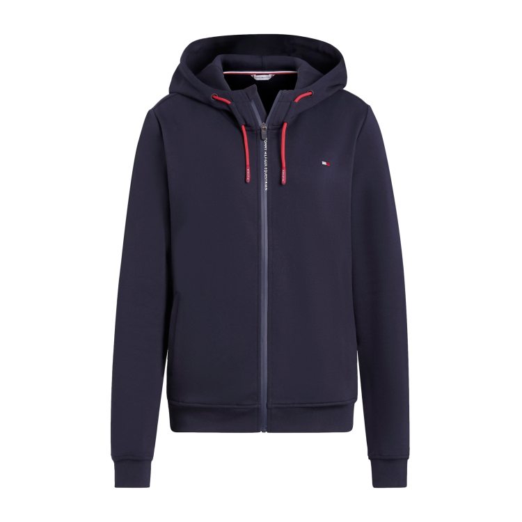 Sudadera con cremallera Tommy Hilfiger Equestrian Kingston para mujer Sudadera con cremallera Tommy Hilfiger Equestrian Kingston para mujer