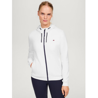 Sudadera con cremallera Tommy Hilfiger Equestrian Kingston para mujer
