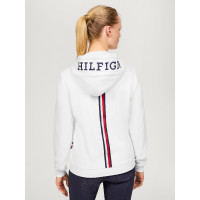 Sudadera con cremallera Tommy Hilfiger Equestrian Kingston para mujer Azul marino Sudadera con cremallera Tommy Hilfiger Equestrian Kingston para mujer Azul marino