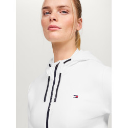 Sudadera con cremallera Tommy Hilfiger Equestrian Kingston para mujer Crudo Sudadera con cremallera Tommy Hilfiger Equestrian Kingston para mujer Crudo