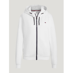 Sudadera con cremallera Tommy Hilfiger Equestrian Kingston para mujer Crudo Sudadera con cremallera Tommy Hilfiger Equestrian Kingston para mujer Crudo