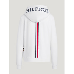 Sudadera con cremallera Tommy Hilfiger Equestrian Kingston para mujer Crudo Sudadera con cremallera Tommy Hilfiger Equestrian Kingston para mujer Crudo