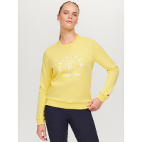 Sudadera gráfica Tommy Hilfiger Equestrian Evans para mujer Limón ella Amarillo Sudadera gráfica Tommy Hilfiger Equestrian Evans para mujer Limón ella Amarillo