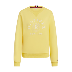 Sudadera gráfica Tommy Hilfiger Equestrian Evans para mujer Limón ella Amarillo Sudadera gráfica Tommy Hilfiger Equestrian Evans para mujer Limón ella Amarillo