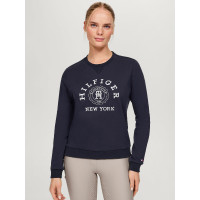 Sudadera gráfica Tommy Hilfiger Equestrian Evans para mujer Azul marino Sudadera gráfica Tommy Hilfiger Equestrian Evans para mujer Azul marino