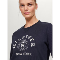Sudadera gráfica Tommy Hilfiger Equestrian Evans para mujer Azul marino
