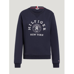 Sudadera gráfica Tommy Hilfiger Equestrian Evans para mujer Azul marino Sudadera gráfica Tommy Hilfiger Equestrian Evans para mujer Azul marino