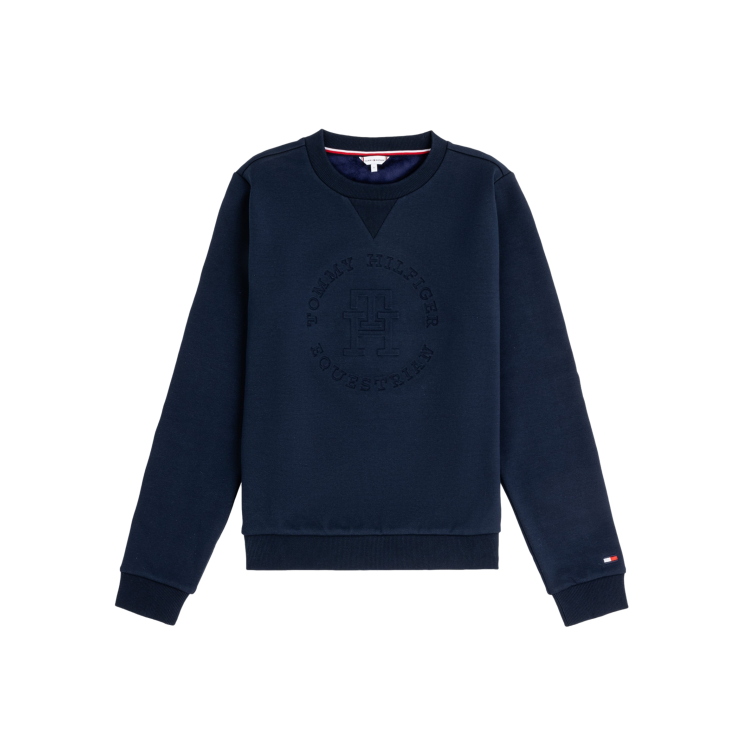 Sudadera gráfica Tommy Hilfiger Equestrian Illinois para mujer Sudadera gráfica Tommy Hilfiger Equestrian Illinois para mujer