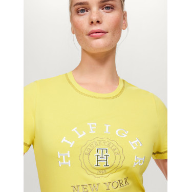 Camiseta gráfica Tommy Hilfiger Equestrian Newport para mujer de manga corta Camiseta gráfica Tommy Hilfiger Equestrian Newport para mujer de manga corta