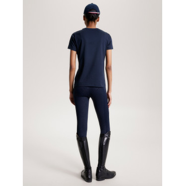 Camiseta Tommy Hilfiger Equestrian Manhattan de manga corta para mujer Camiseta Tommy Hilfiger Equestrian Manhattan de manga corta para mujer