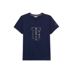 Camiseta Tommy Hilfiger Equestrian Manhattan de manga corta para mujer