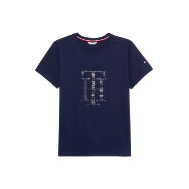 Camiseta Tommy Hilfiger Equestrian Manhattan de manga corta para mujer Camiseta Tommy Hilfiger Equestrian Manhattan de manga corta para mujer