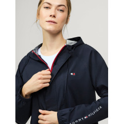 Chaqueta impermeable unisex Tommy Hilfiger Equestrian Bolton Azul marino