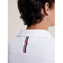 Polo Tommy Hilfiger Equestrian Harlem de manga corta para hombre Blanco