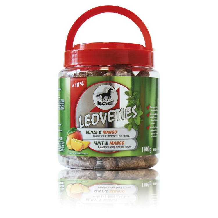 Golosinas Leovet menta y mango