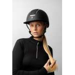 Casco Metálico Brillante Monarch II Horze Negro / negro Casco Metálico Brillante Monarch II Horze Negro / negro