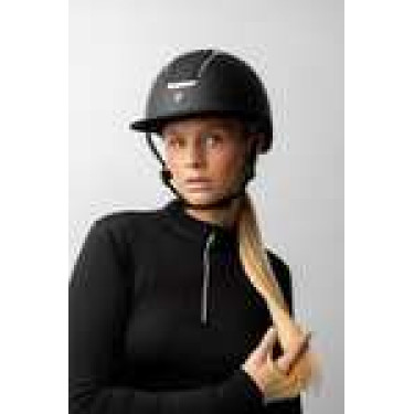 Casco Metálico Brillante Monarch II Horze Negro / negro Casco Metálico Brillante Monarch II Horze Negro / negro