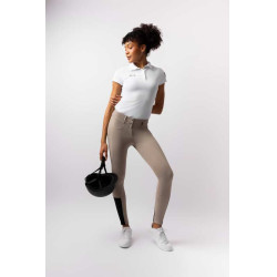 Pantalón de equitación Horze Evelyn de asiento completo para mujer Topo simple Beige Pantalón de equitación Horze Evelyn de asiento completo para mujer Topo simple Beige