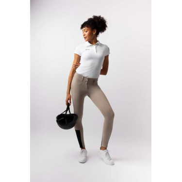 Pantalón de equitación Horze Evelyn de asiento completo para mujer Topo simple Pantalón de equitación Horze Evelyn de asiento completo para mujer Topo simple
