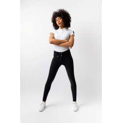 Pantalón Horze Grand Prix Pro con culera completa para mujer Azul marino oscuro Pantalón Horze Grand Prix Pro con culera completa para mujer Azul marino oscuro